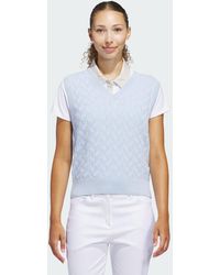 adidas - Ultimate365 Tour Knit Vest - Lyst