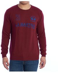 La Martina - Regular Fit Crew Neck Sweater Xms300-Yv021 - Lyst