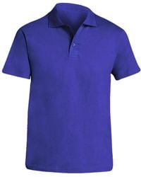 Sol's - Prescott Jersey Short Sleeve Polo Shirt (Royal) Cotton - Lyst
