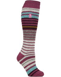 Heat Holders - Ladies Thermal Striped Ski Socks - Lyst