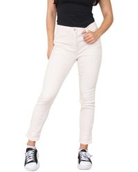 M&CO. - High Rise Tapered Straight Leg Mom Jeans - Lyst