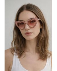 SVNX - Heart Shape Sunglasses - Lyst