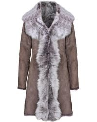 Infinity Leather - Toscana Sheepskin Suede Trench Coat-Tbilisi - Lyst