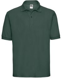 Russell - Polycotton Pique Polo Shirt (Bottle) - Lyst