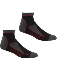 Regatta - Ladies Samaris Trail Colour Block Ankle Socks (Pack Of 2) (/Cherry) - Lyst