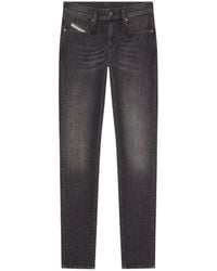 DIESEL - 2019 D-strukt Jeans Met Zwarte Wassing - Lyst