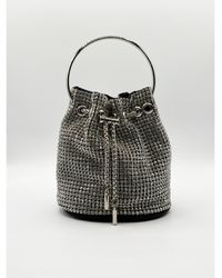 SVNX - Crystal Bucket Bag With Top Handle - Lyst