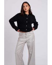 Urban Bliss - Floral Button Cropped Cardigan - Lyst