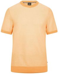 BOSS - Tantino Knitted T-Shirt - Lyst