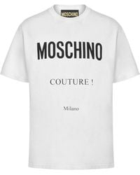 Moschino - Couture Milano T-Shirt Cotton - Lyst
