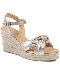 Jones Bootmaker - Roxie Buckled Leather Espadrilles - Lyst
