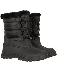 Mountain Warehouse - 'Whistler' Snow Boots Faux Fur Proof Winter Skiing Shoes Textile - Lyst