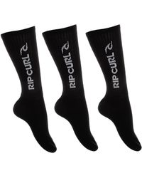 Rip Curl - 3 Paar Herren Crew Sock Rc2 Socken - Lyst