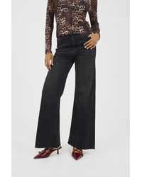 Brave Soul - Mid Rise Wide Leg Jeans - Lyst