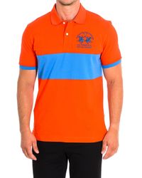 La Martina - Short Sleeve Polo Tmp610-Pk097 - Lyst