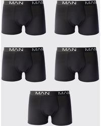 BoohooMAN - 5 Pack Trunks - Lyst
