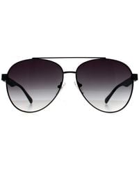 Kenneth Cole - Reaction Aviator Shiny Gunmetal Smoke Gradient Kc1394 - Lyst
