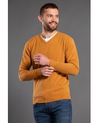 Kensington Eastside - V-Neck Long Sleeve Jumper - Lyst