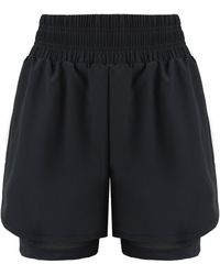 GYMSHARK - Erhöhen Die Schwarzen Shorts Der Frauen - Lyst