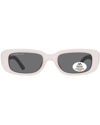 Montana - Rectangle Transparent Smoke Polarized Mp65 - Lyst