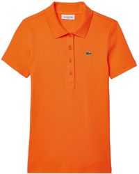 Lacoste - Fit L.12.D Ribbed Cotton Polo Shirt - Lyst
