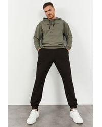 TOMMY LIFE - Oversized Hooded Sweatshirt And Pants Set - Lyst