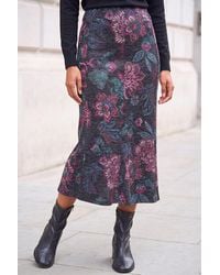 Roman - Panelled Floral A-Line Skirt - Lyst