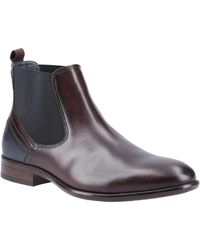 Pod - Frank Leather/Textile Chestnut Boots - Lyst