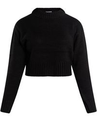 myMo - Kurzer Pullover Damen - Lyst