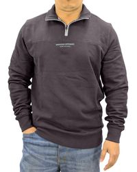 Weekend Offender - Sweatshirt Quarter Zip Pullover Long Sleeve Top - Lyst