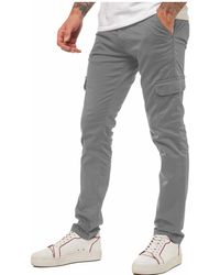 Enzo - Cargo Combat Chinos - Lyst