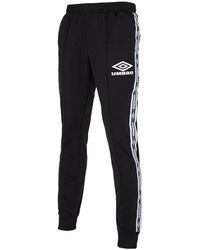 Umbro - Taped Zwarte Track Broek - Lyst