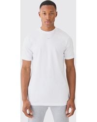 BoohooMAN - Basic Slim Fit Crew Neck T-Shirt - Lyst
