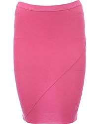 Rick Owens - Tube Stretch Cupro Jersey Mini Skirt - Lyst