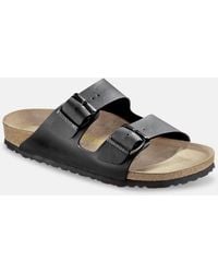 Birkenstock - Arizona Zwarte Slipper - Lyst
