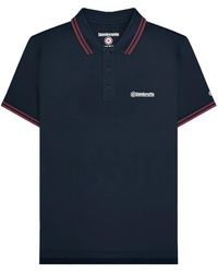 Lambretta - Tipped Big & Tall Polo Shirt (Dark/Burgundy) - Lyst