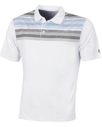Island Green - Matrix Print Golf Polo Shirt - Lyst