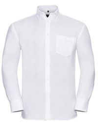 Russell - Collection Ultimate Non-Iron Long-Sleeved Formal Shirt Cotton - Lyst