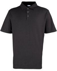PREMIER - Pique Stud Front Polo Shirt - Lyst