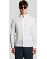 Lyle & Scott - Long Sleeve Linen Shirt - Lyst