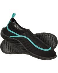 Mountain Warehouse - 'Bermuda' Aqua Shoe With Top Mesh Panel Slip On Summer Beach Sandals Textile - Lyst