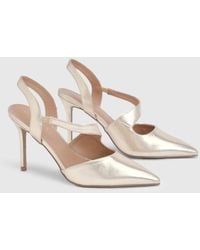 Wallis - Wide Fit Everly Asymmetric Pointed Stiletto High Heel Court Shoes - Lyst