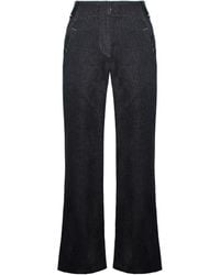 Timberland - Wide Leg Relaxed Chambray Linen Pants A0597 440 - Lyst