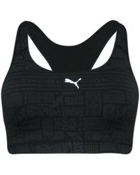 PUMA - Pwrshape Forever Graphic Crop Training Sports Bra 514603 40 Textile - Lyst
