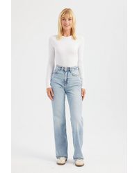 Hiccup - Scoop Neck Basic Top - Lyst