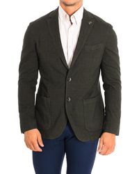 La Martina - Long-Sleeved Blazer With Regular Fit Pmja03-Tl219 - Lyst