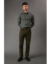 MAINE - Stretch Twill Straight Leg Jean - Lyst