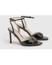 Boohoo - Round Toe 2 Part High Stiletto Heels - Lyst
