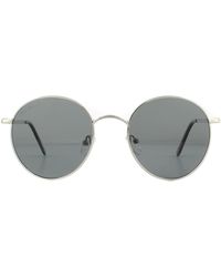 Montana - Round Smoke Polarized Sunglasses Metal - Lyst