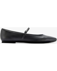 Clarks - Emelina Gem Schwarze Glatte Schuhe - Lyst
